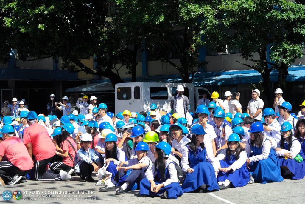 ST. MARY’S PARTICIPATES IN NATIONWIDE SIMULTANEOUS EARTHQUAKE DRILL