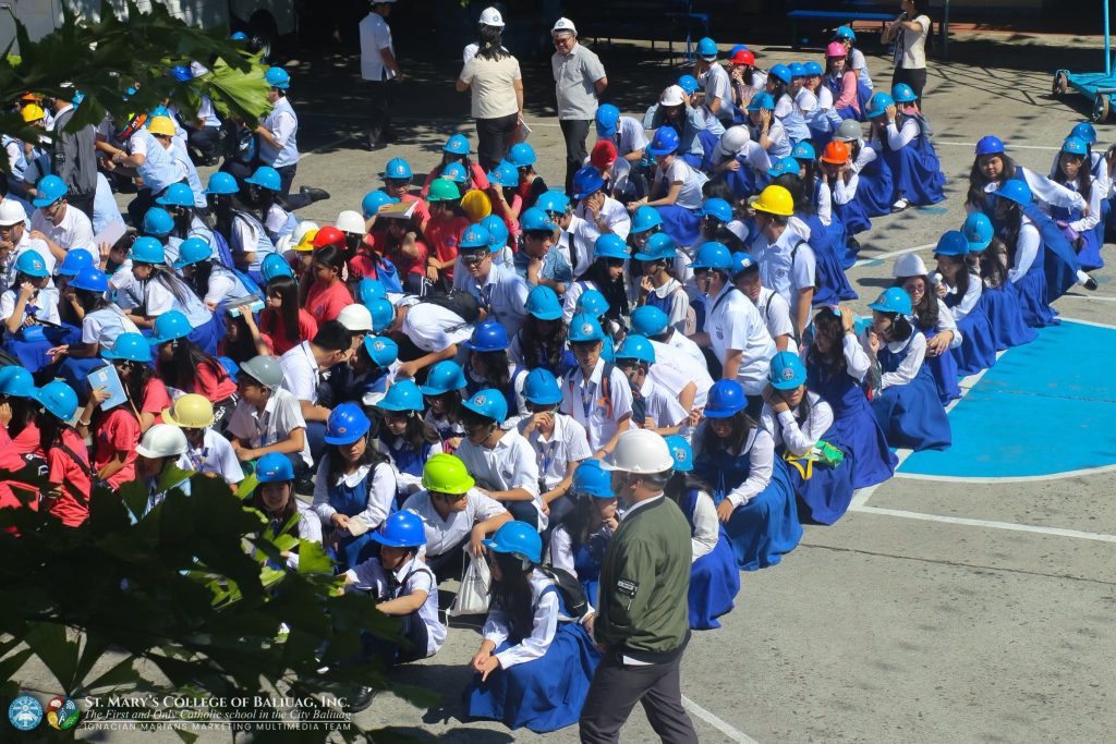 ST. MARY’S PARTICIPATES IN NATIONWIDE SIMULTANEOUS EARTHQUAKE DRILL