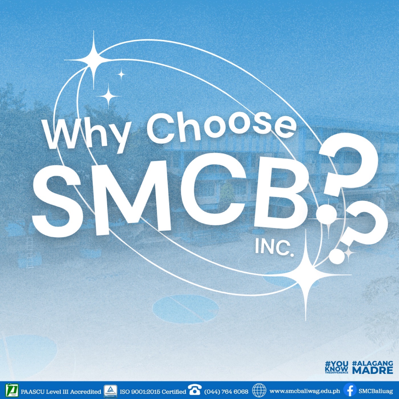 Reasons to Study at SMCB · 1
