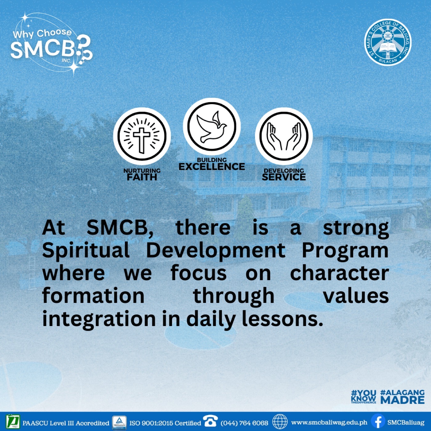 Reasons to Study at SMCB · 2
