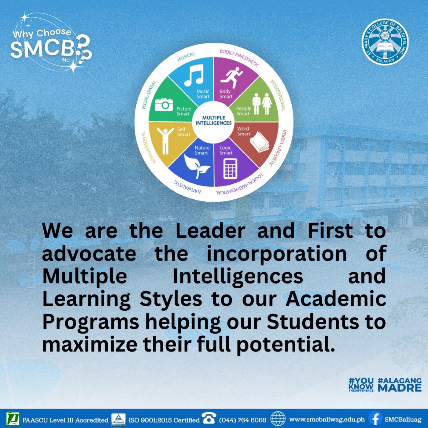 Reasons to Study at SMCB · 5